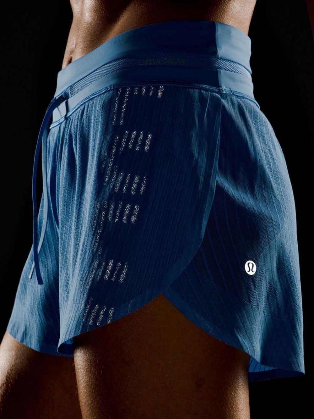 NWT Lululemon Fast & Free Airflow Mid-Rise Running Short 3 – Pool Party – Size 4 - Picture 6 of 11